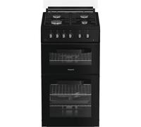 HDG5GCB 50cm 4 Burner Gas Cooker - Black