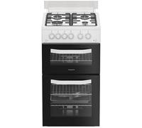 HOTPOINT HDG5GCW 50 cm Gas Cooker - White, White