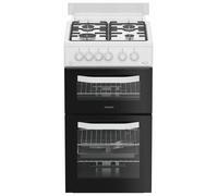 HOTPOINT HDG5GCW 50 cm Gas Cooker - White, White