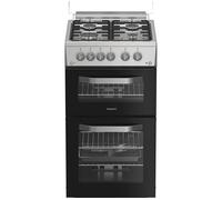 HOTPOINT HDG5GCX 50 cm Gas Cooker - Stainless Steel, Stainless Steel