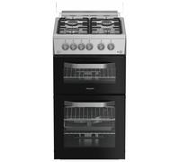 Hotpoint HDG5GCX Stainless Steel 50cm Freestanding Gas Double Cooker