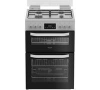 Hotpoint HDG6GDCW - White Gas Double Cooker - 78L Energy