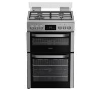 Hotpoint HDG6GDCWX 714560 60cm Freestanding Gas Cooker - STAINLESS STEEL