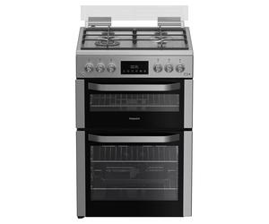 Hotpoint HDG6GDCWX 714560 60cm Freestanding Gas Cooker - STAINLESS STEEL