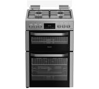Hotpoint 60cm Gas Cooker - Stainless steel