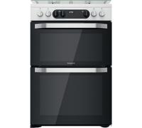 Hotpoint HDM67G9C2CW 60cm Dual Fuel Cooker - White