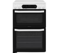 Hotpoint HDM67V9CMW 60Cm Double Oven Cooker White
