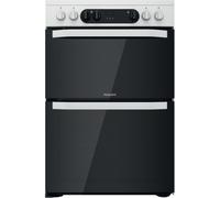 Hotpoint HDM67V9CMW 60Cm Double Oven Cooker White