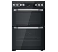 Hotpoint HDM67V9HCB 60cm Double Oven Electric Cooker in Black Ceramic