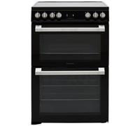 Hotpoint Hdt67V9H2Cb/uk_Bk 60Cm Double Electric Cooker With Ceramic Hob - Black