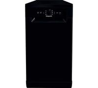 Hotpoint HF9E 1B19 B UK - Black Freestanding Dishwasher - F energy