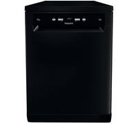 Hotpoint Hfc3C26Wcbuk 13 Place, Fullsize Dishwasher - Black Black