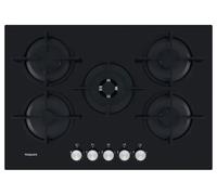 Hotpoint HGS72SBK 75Cm Gas On Glass Hob
