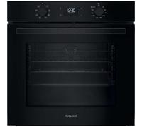 Hotpoint HO458HBUK Single Fan Oven - Diamond (Steam) Cleaning - Black