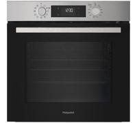 Hotpoint Class 2 HO 278P X UK Built In Electric Single Oven with Pyrolytic Cleaning - Silver - A++ Rated, Silver