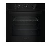 Hotpoint HO458HFBUK Class 2 Black Multiflow Built In Electric Single Oven With Air Fry