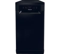 Hotpoint HP2FD10CS90B 45cm Slimline Dishwasher in Black 10 Place Setti