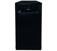 HOTPOINT HP2FD10CS90BUK Slimline Dishwasher - Black, Black