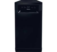 Hotpoint HP2FE10CS90BUK Free Standing Slimline Dishwasher - Black