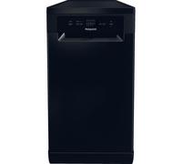 Hotpoint HP2FE10CS90BUK Free Standing Slimline Dishwasher - Black