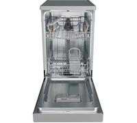 Hotpoint HP2FE10CS90SUK Slimline Dishwasher - Silver - E Rated, Silver