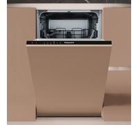 HOTPOINT HP2ID10CS80UK Integrated Slimline Dishwasher - Black, Black
