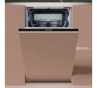 Hotpoint Integrated Slimline Dishwasher - Black, Eco Programme