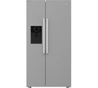 Hotpoint HPG2 6573W XP4UK American Fridge Freezer, Silver Plumbed, Water & Ice Dispenser, Freestanding, 869991710130 E
