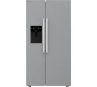 Hotpoint HPG2 6573W XP4UK Plumbed Total No Frost American Fridge Freezer - Silver - E Rated, Silver