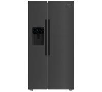 HOTPOINT HPG2 6574W XBR5UK American-Style Fridge Freezer - Dark Inox, Black