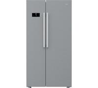 HPG26592XP4UK 593L American Style Fridge Freezer - Silver