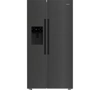 Hotpoint HPG26574WXBR5UK Plumbed Total No Frost American Fridge Freezer - Anthracite - D Rated