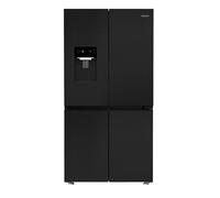 Hotpoint HPGF 6564 XK4UK Plumbed Total No Frost American Fridge Freezer - Dark Inox - E Rated, Stainless Steel
