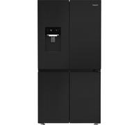 Hotpoint HPGF 6564 XK4UK Plumbed Total No Frost American Fridge Freezer - Dark Inox - E Rated, Stainless Steel