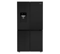Hotpoint HPGF6564XK4 American Fridge Freezer in Black Inox with Ice Wa