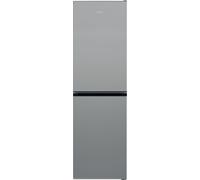 Hotpoint HPKH 1261 S4UK 182cm 50/50 No Frost Fridge Freezer - Silver - E Rated, Silver