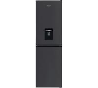 Hotpoint HPKH 1261W BR4UK 50/50 No Frost Fridge Freezer with Water Dispenser - Dark Silver