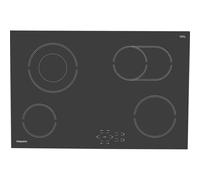 Hotpoint HR 724 B H 77cm 4 Burners Ceramic Hob Black