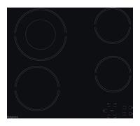 Hotpoint HR612CH 58cm 4 Burners Ceramic Hob Touch Control Black