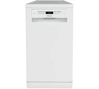 Hotpoint HSFO3T223WUK Slimline Dishwasher, 10 Place Settings, White Freestanding, 869991616230 E