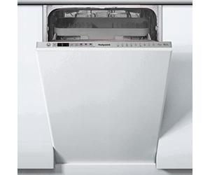 Hotpoint HSIO 3T223 WCE UK N Integrated Slim Size Dishwasher, 10 Place Settings, Silver
