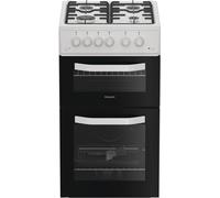 Hotpoint HTG5GCW 50cm Gas Cooker - White - A+/A Rated, White