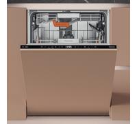 Hotpoint Hydroforce Fully Integrated Standard Dishwasher - Black Control Panel with Sliding Door Hinge Kit