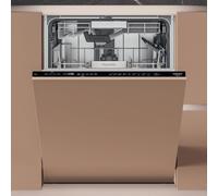 Hotpoint Hydroforce Integrated Dishwasher Black control pa H8IHP42LUK