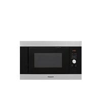 Hotpoint 25L 900W Built-in Microwave with Grill - Stainless Steel