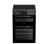 Hotpoint HDE6IDC2SA Induction Double Cooker 60CM - 75L / 38L with Multiflow