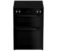 Hotpoint HDME6VDC2AB - Black 60cm Double Oven Electric Cooker - Ceramic Hob - A Energy