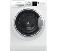 Hotpoint NSWE846WSUK Washing Machine, 8kg, 1400 Spin, White Freestanding, 869991688910 A
