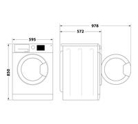 Hotpoint NSWM 7469 GG UK Stain Resistant Washing Machine 7 kg Graphite