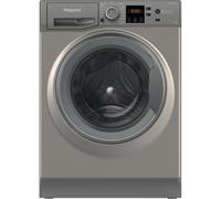 Hotpoint Anti-Stain NSWM 1046 GG UK 10kg Washing Machine with 1400 rpm - Graphite - A Rated, Silver
